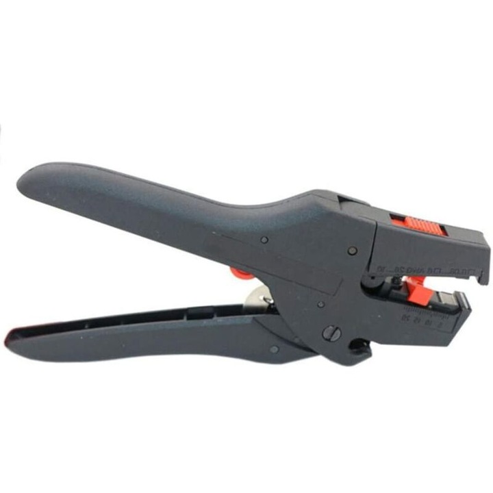 Többfunkciós csupaszoló fogó 190mm, acél, ergonomikus, fekete