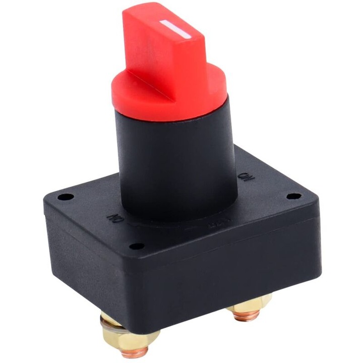 Comutator baterie 300A, izolat, rezistent apa, 12V-60V, 10x7x5cm