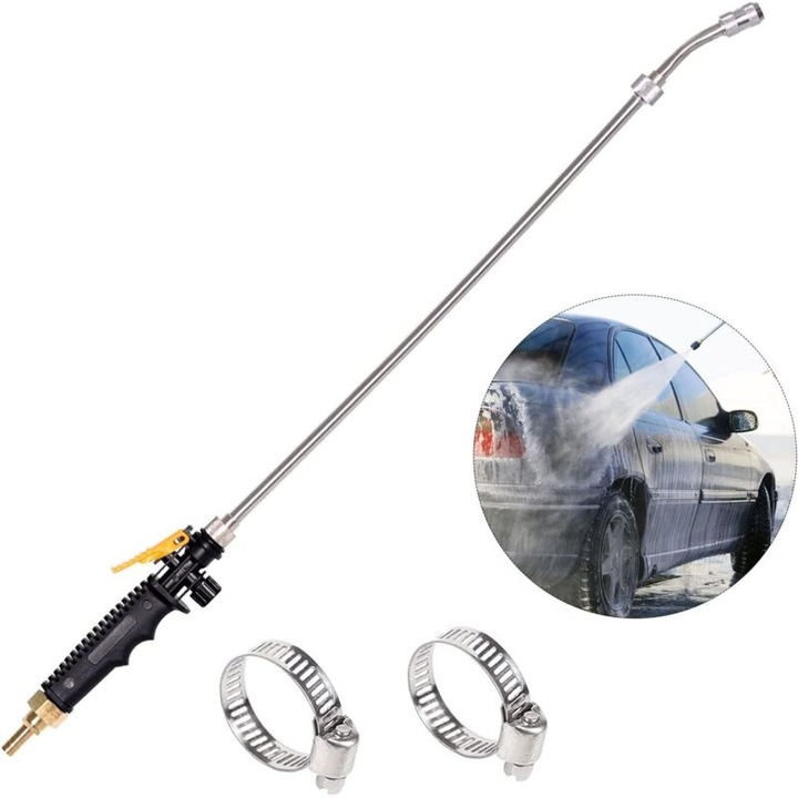 Lance de pulverizare universala, 72cm, metal, negru, reglabil