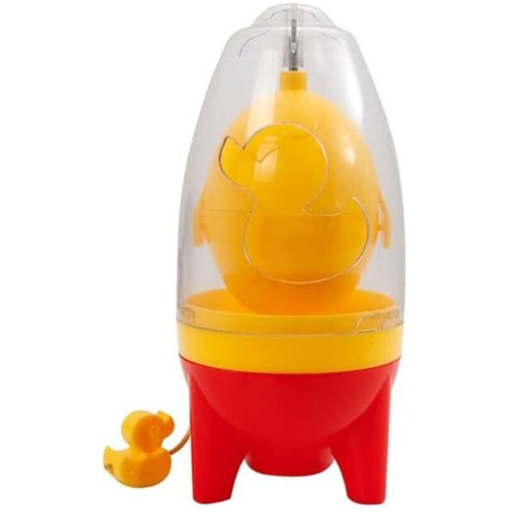 Tel manual pentru oua, rosu, portabil, 360 protectie, dimensiune universala