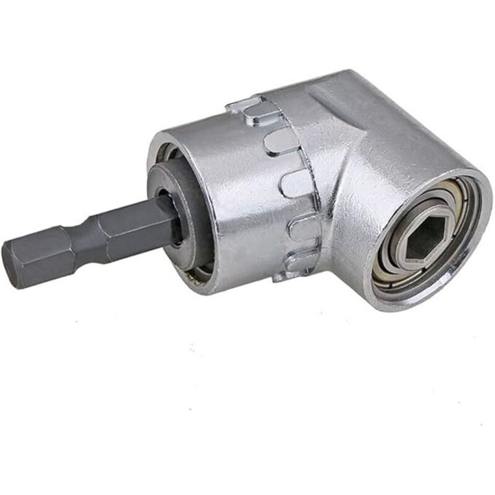 Szögadapter csavarhúzóhoz 105 fokos, króm-vanádium acél, 6mm hex, kompakt
