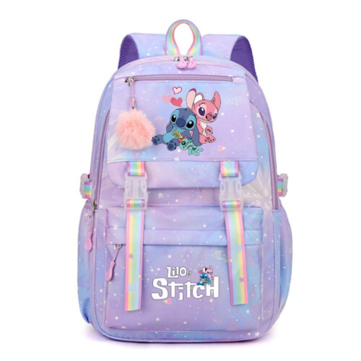 Ghiozdan copii Lilo and Stitch multicolor