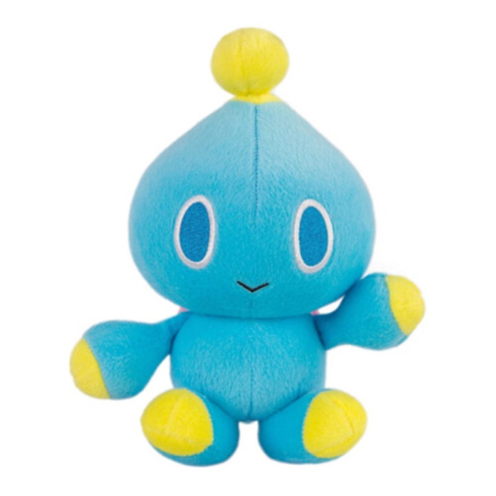 Plüssjáték, Super Sonic Chao Chao, angyal, többszínű, 20cm