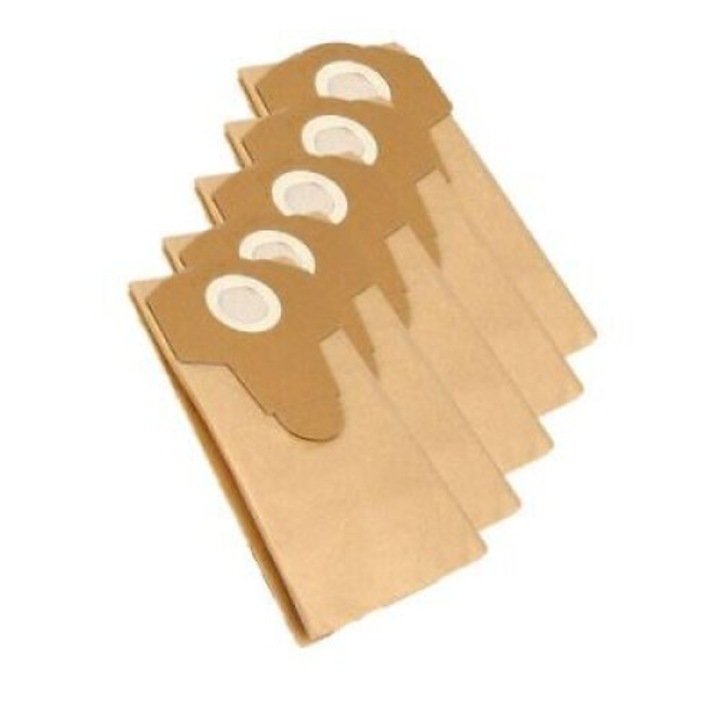 Set 5 saci praf rezistenti pentru aspirator umed-uscat Clark 20L