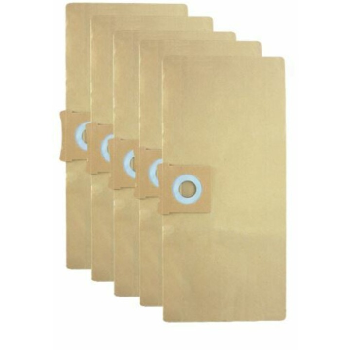 Set 5 saci aspirator compatibili Titan 16L 20L 30L 40L rezistenti multicolor