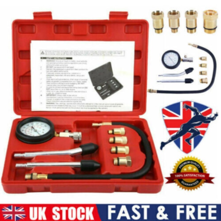 Tester presiune cilindru motor pe benzina set complet