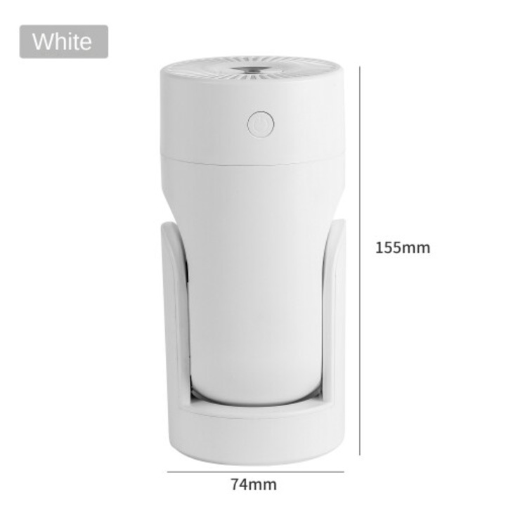 Automatikus USB párásító oszcilláló fejjel, fehér, 10nm alatti