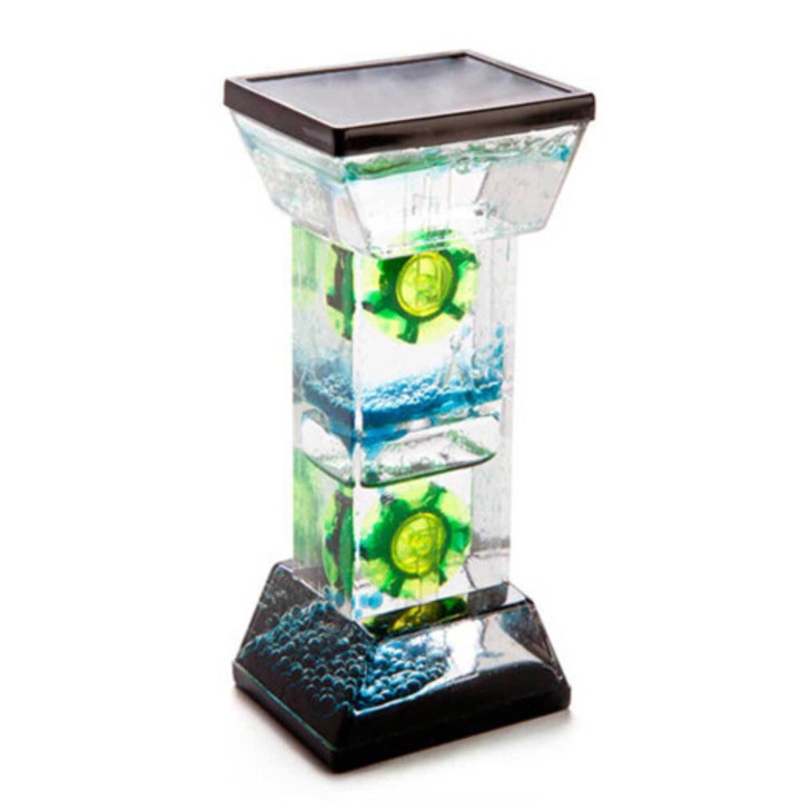 Jucarie interactiva, ceas lichid dublu, 4 minute, multicolor