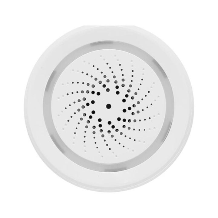 Смарт алармена сирена WiFi, съвместима с безжична сигурност Tuya & Splenssy
