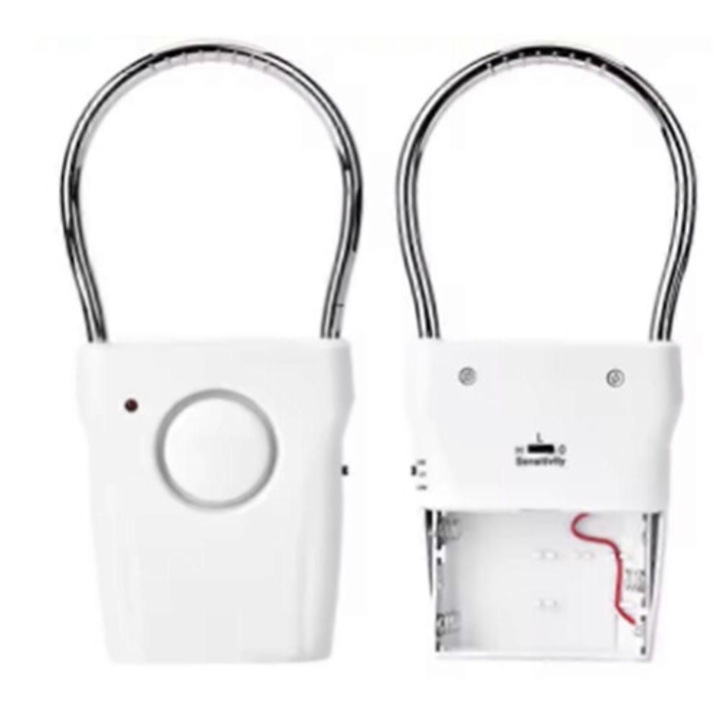 Alarma usa cu senzor tactil antivibratii antiefractie, alb