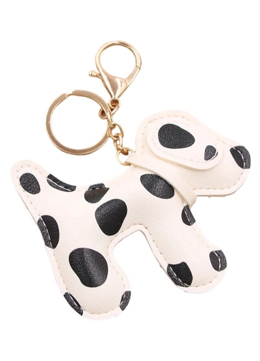 Dalmatian PU bőr kulcstartó szett 10x8cm többszínű