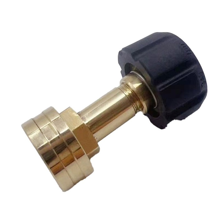 Kerti tömlő adapter nagynyomású mosóhoz M22 14mm sárgaréz műanyag