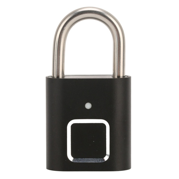 Biometrikus lakat ujjlenyomat-azonosítással, vízálló, USB töltés, 6x3cm