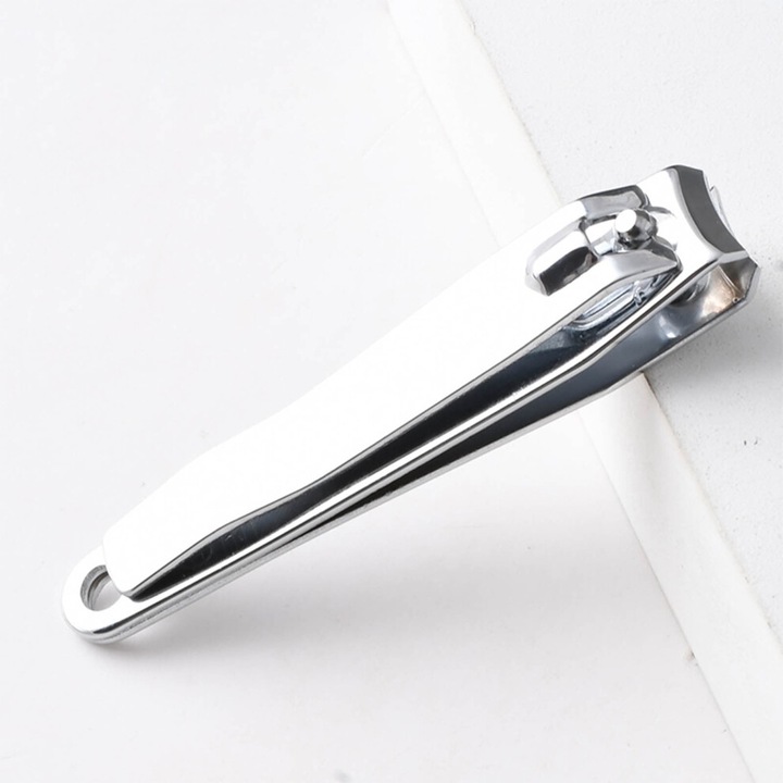 Köröm- és lábápoló olló, rozsdamentes acél, nagy nyílású, ergonomikus
