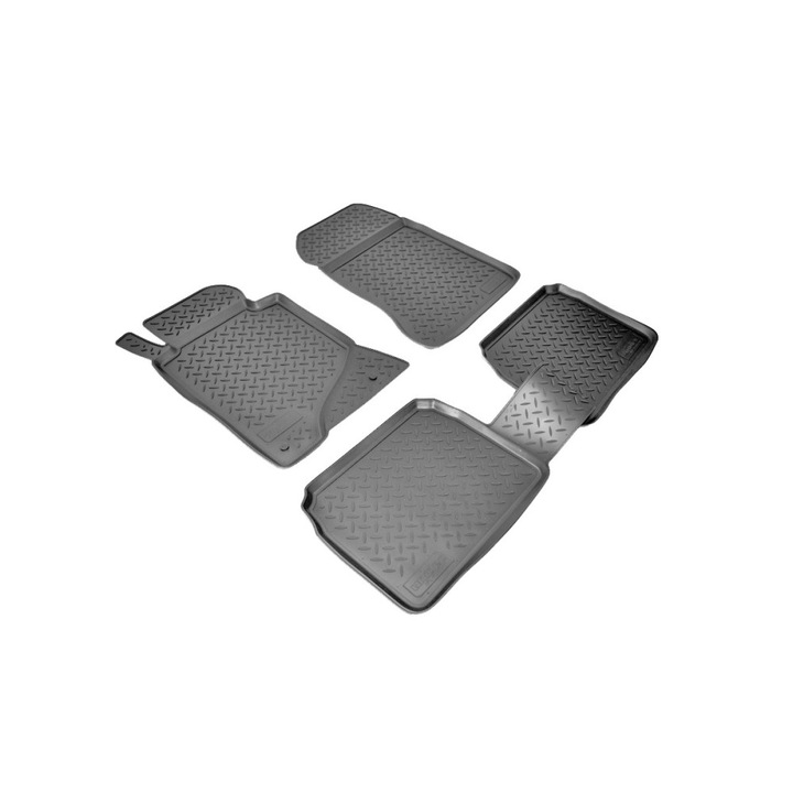 4 db Gumi Szőnyeg Tálca Stílusú Kompatibilis Mercedes C-Klasse W204 2007-2014