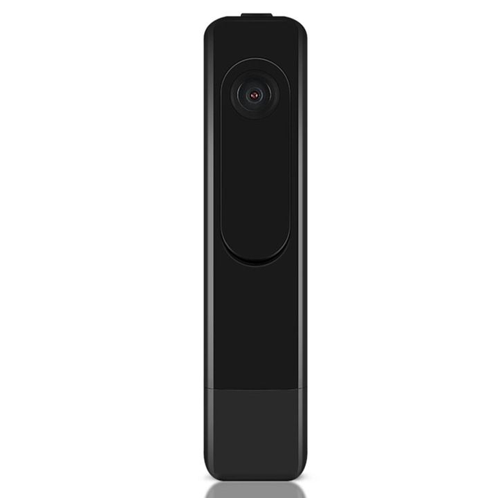 USB видеокамера с щипка, 1080P, батерия 560mAh, черна, 11.5x2.5x1.7cm