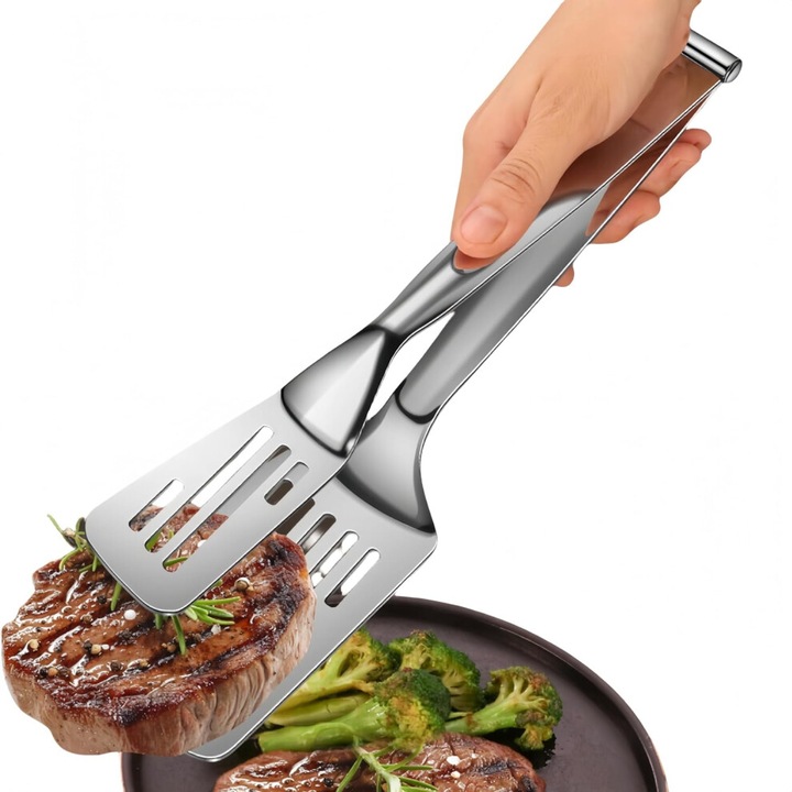 Cleste multifunctional bucatarie 32.5cm inox detasabil multicolor