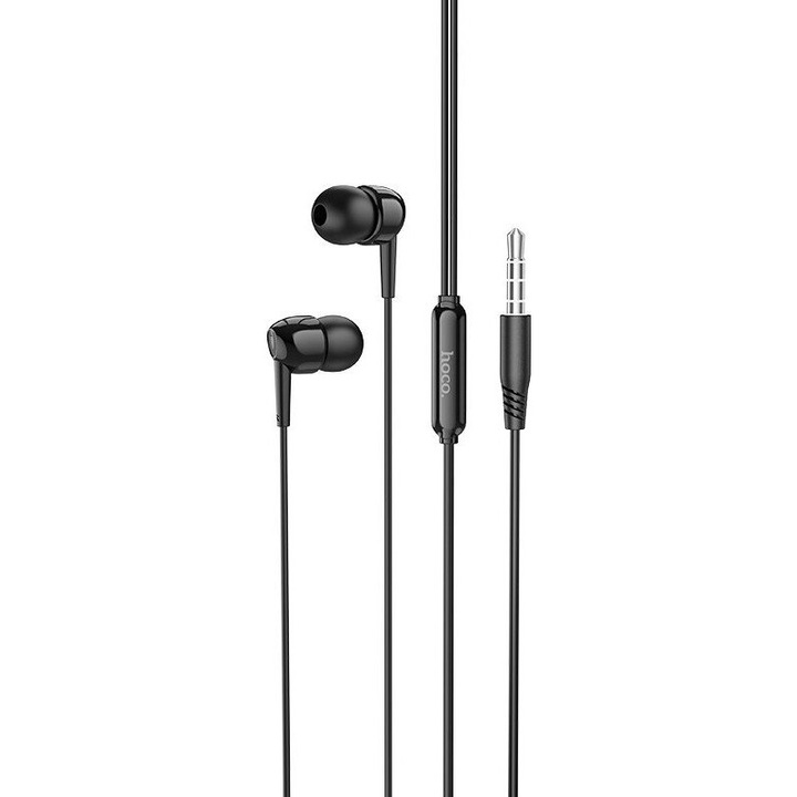 Casti cu fir Hoco M99 Celestial Hi-Fi stereo negru 1.2m