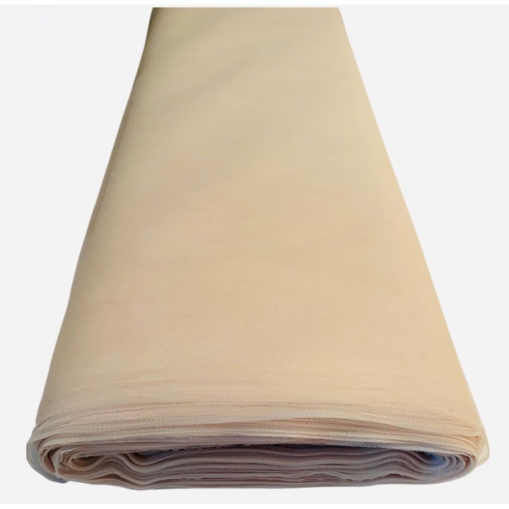 Tiul Bej 150 cm – Material la Metru pentru Costume, Rochii si Decor