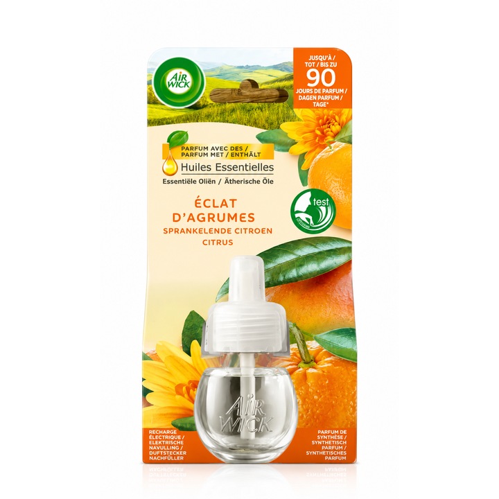 Air Wick elektromos légfrissítő utántöltő, citrus, 19 ml