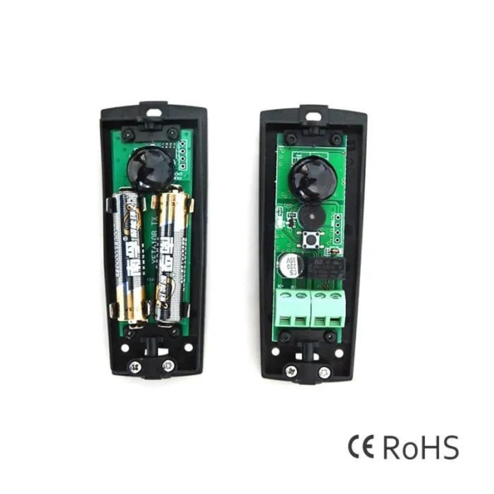 Celula fotoelectrica pentru usa culisanta, senzor infrarosu, 10m, alimentare baterie