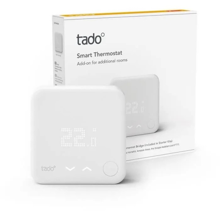 Kiegészítő vezetékes termosztát fűtési rendszerhez, Tado, v3+