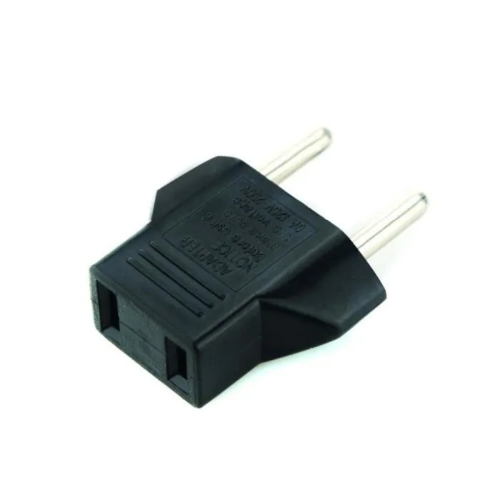 Adaptor priza US la European 125/250V 6A negru