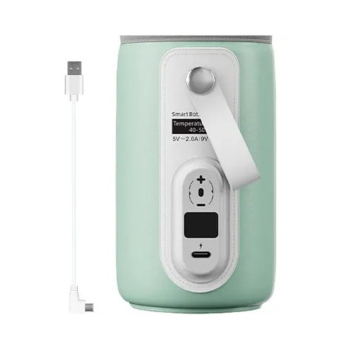 Incalzitor lapte portabil, USB, piele PU, 1x1x1cm