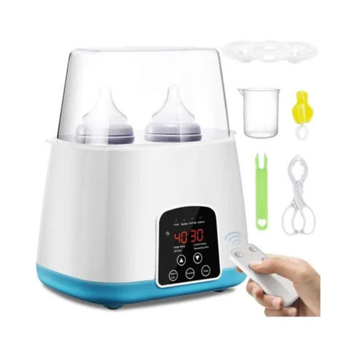 Incalzitor biberon electric 6-in-1 alb 2x multifunctional