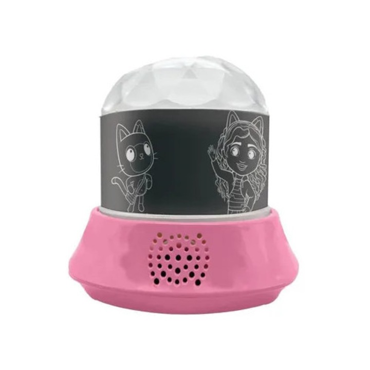 Lampa de veghe copii cu proiectii si muzica, multicolor, 360°