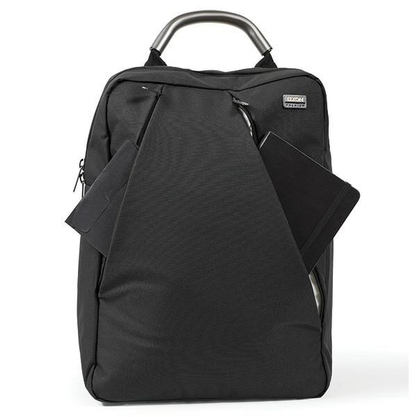 Lexon, rucsac slim din material sintetic pentru laptop Premium+ Lex000120, negru, 14"