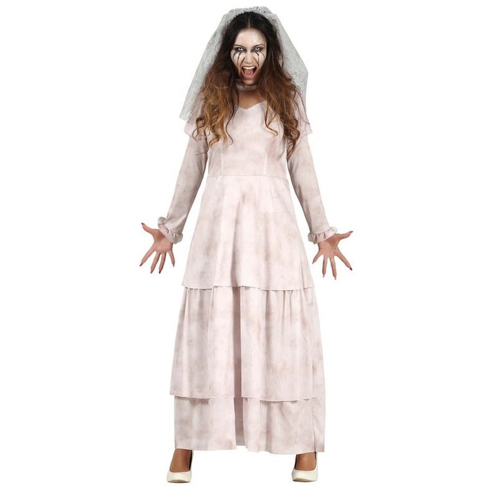 Costum infricosator Ghost of the bride horror 2026 marimea L
