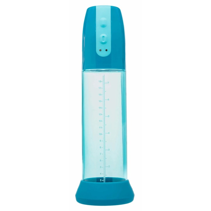 Автоматична помпа Calexotics Advanced Waterproof, 3 степени, синя, 250мин, USB