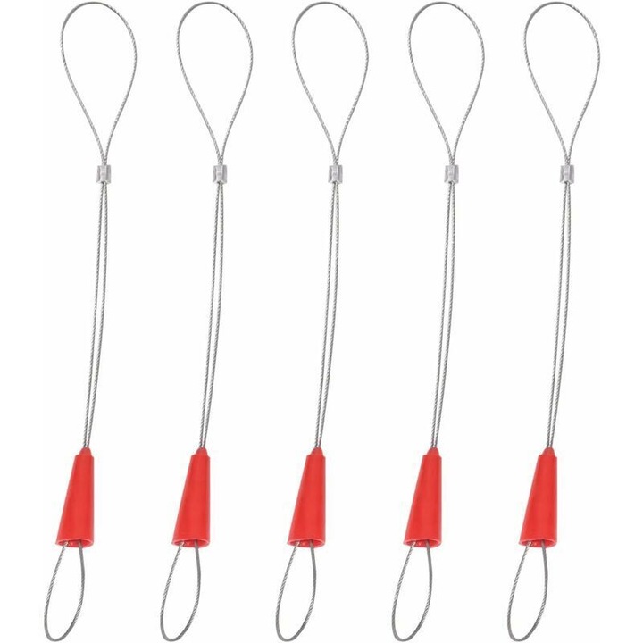 5 db kábelhúzó bilincs készlet, acél, univerzális, 240mm