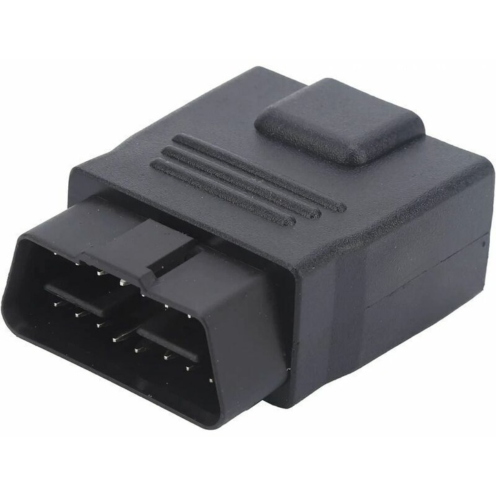 Adaptor cititor de coduri OBD2 cu 16 pini, mascul-femela, din plastic ABS, conector OBD pentru verificarea defectiunilor, adaptor de alimentare complet, accesoriu auto