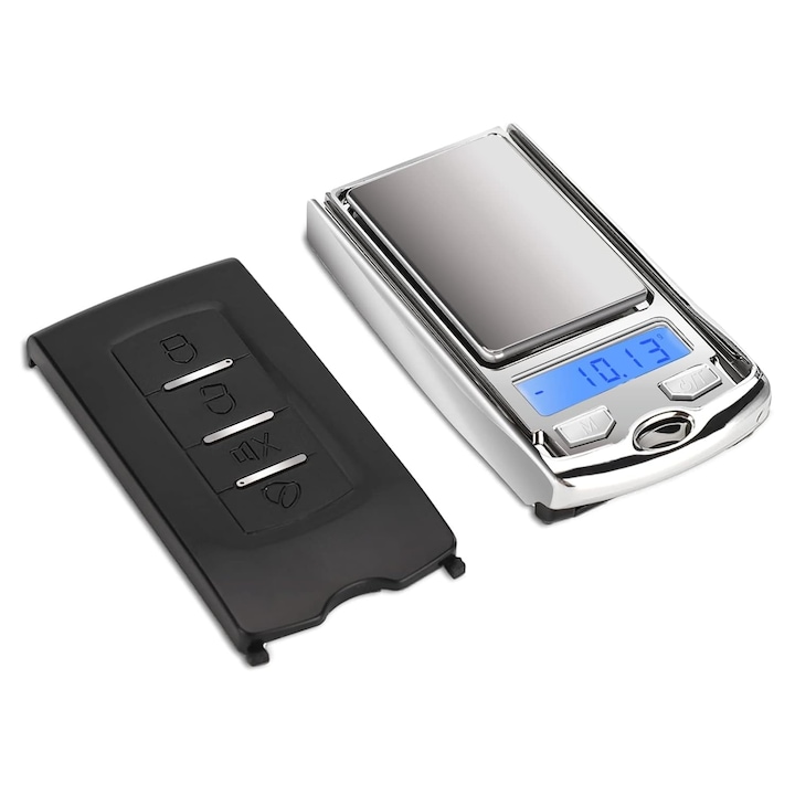 Cantar portabil de precizie, cantar de precizie 100g/0.01g, cantar de bucatarie de precizie, cantar digital de bucatarie, cantar de buzunar cu ecran LCD pentru cantarirea ierburilor, bijuteriilor