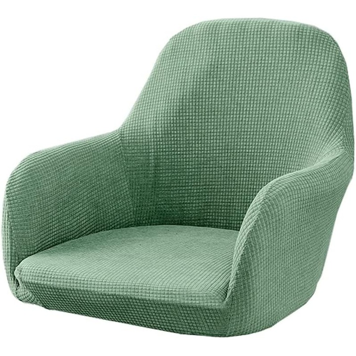 Husa pentru scaun de sufragerie, husa pentru scaun cu cotiere Jacquard, husa extensibila si lavabila pentru fotoliu de living pentru decor de bucatarie si restaurant