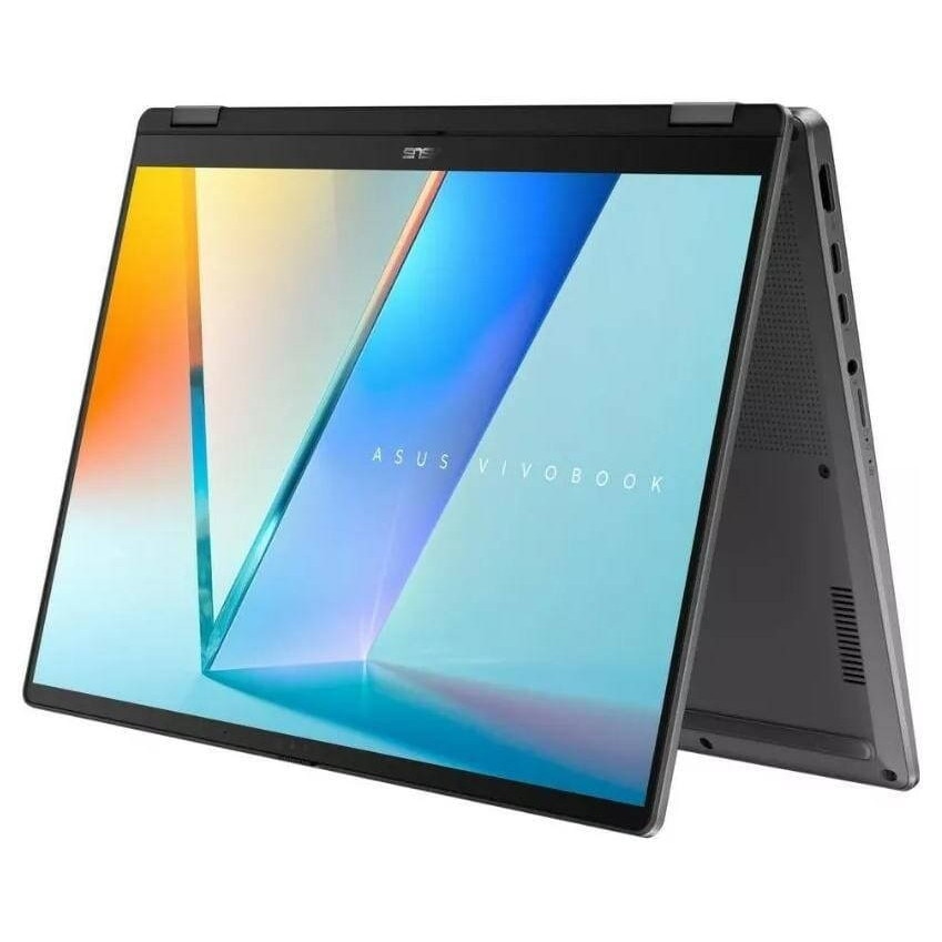 Laptop ASUS Vivobook 14 Flip OLED WUXGA 14 inch Intel Core Ultra 5 226V 16GB 512GB SSD Windows 11 Home Grey