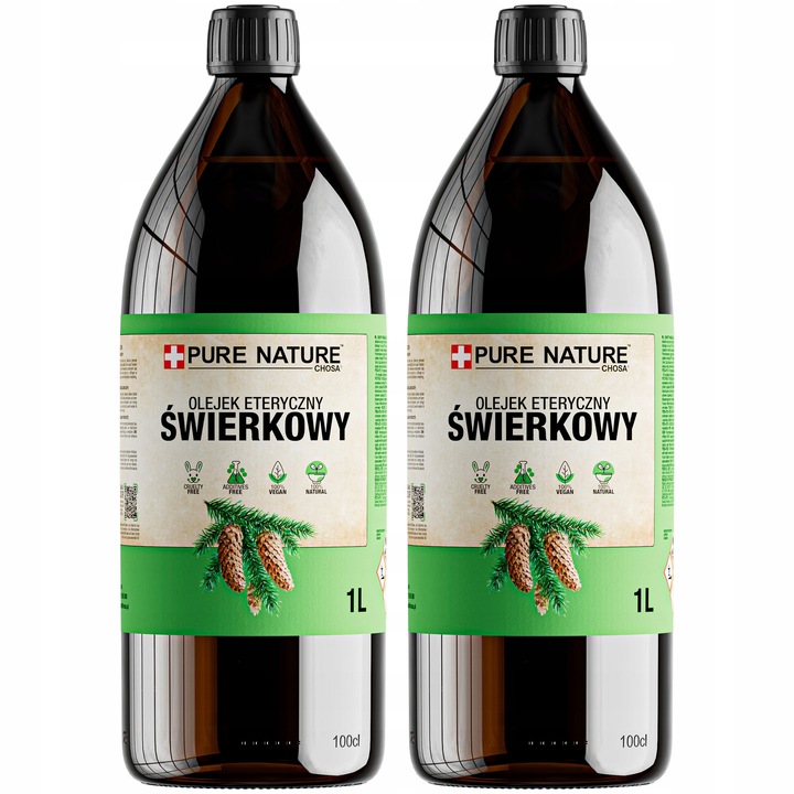 Fenyő illóolaj szett, Chosa, Pure Nature, 2 x 1000 ml, 100% tiszta, természetes, alapanyag, aromaterápia, relaxáció