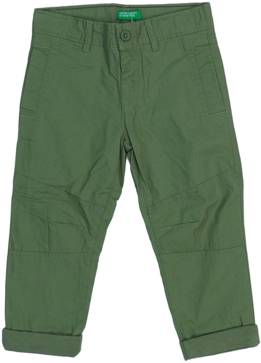Benetton, Pantaloni căptușiți și termo pentru băieți, Verde, 98