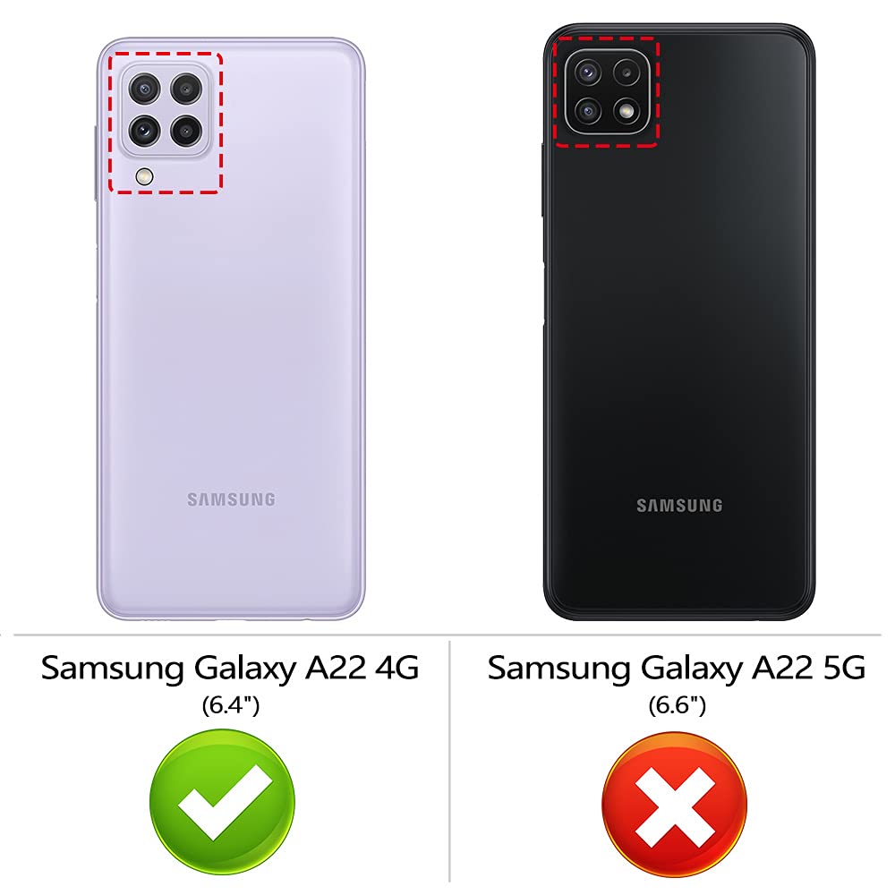 Husa TesRank Compatibila cu Samsung Galaxy A22 4G TPU Neagra Negru