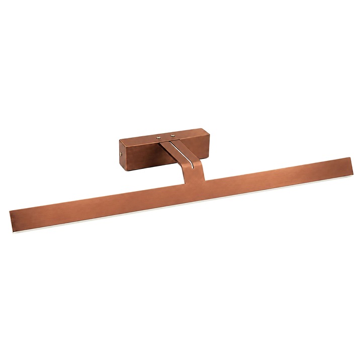 Toolight fali lámpa LAMPA SWE015-1W 73cm csiszolt réz, 73x18x6,5cm
