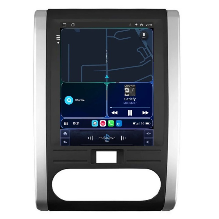 Sistem de Navigatie Nissan X-Trail T31 (2007-2014) Tesla Style, 6G memorie RAM, 128GB memorie interna, Wi-Fi, Android, Bluetooth, Slot cartela SIM