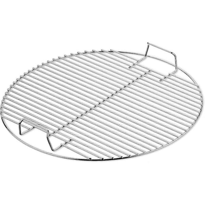 Grila gratar rotunda durabila, rezistenta, usor de curatat, neagra, dimensiuni universale