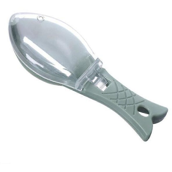 Curatator peste plastic, design peste, alb, 20x7cm