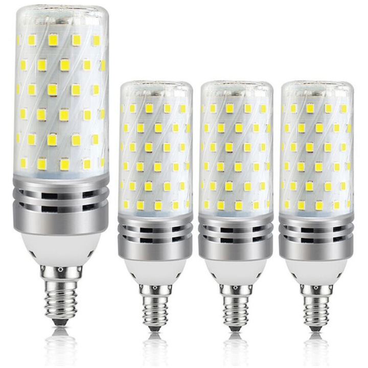 LED Izzó E14, 16W, 3000K, 1600LM, meleg fehér, 32x108mm
