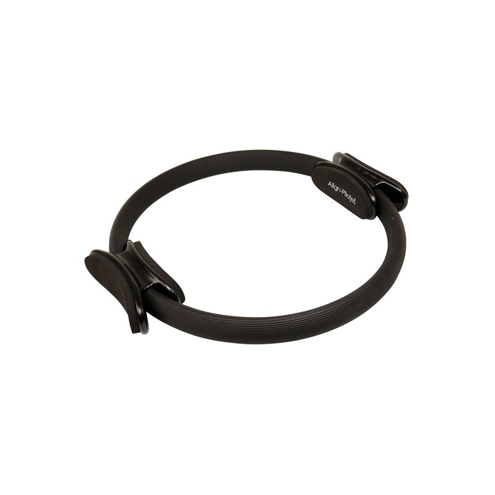 Pilates karika, Align Pilates, 30 cm, fekete, dupla fogantyú