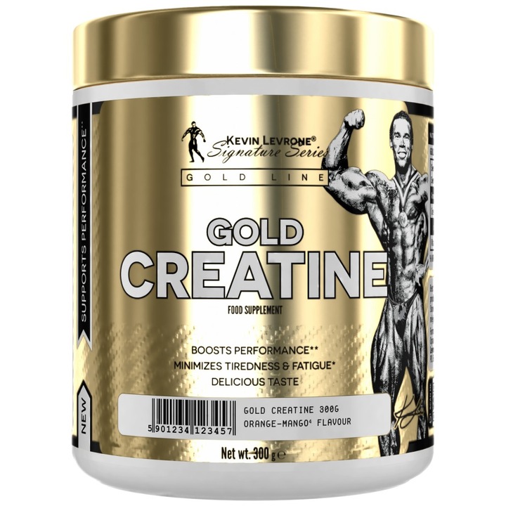 Étrend-kiegészítő Kevin Levrone Gold Line / Gold Creatine Monohydrate, Narancs és mangó, 300 gramm