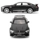 Метален модел на кола Mercedes-Benz GT63, мащаб 1:32, със светлини и звуци, отварящи се врати, отварящ се преден капак, отварящ се багажник, дизайн с отваряне отзад, здрав и устойчив на удар, от сплав, 15 см, черен