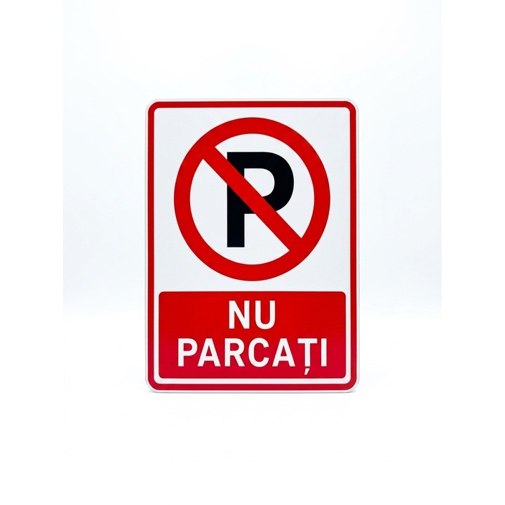 Indicator nu parcati din PVC de 3mm